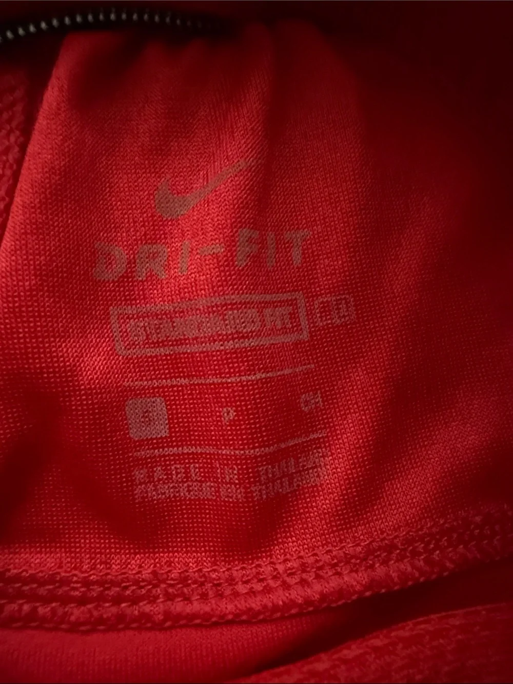 Nike Red Boys' Athletic Shorts with Black Logo
